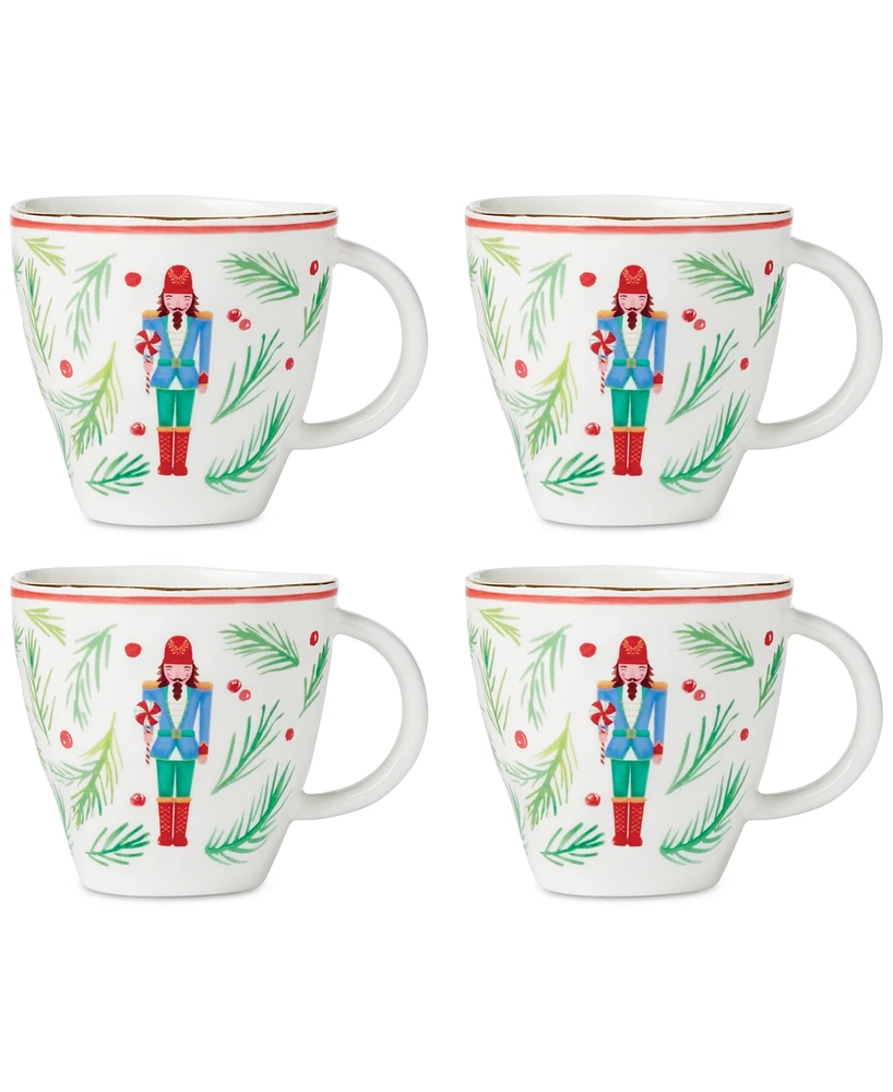 Lenox Nutcracker Mugs, Set of 4