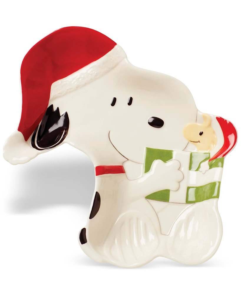 Lenox Snoopy & Woodstock Figural Candy Dish