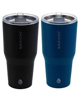 Grosche Yukon 30oz Travel Mug, Tumbler Bundle