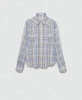 Mango Women's Check Cotton Shirt