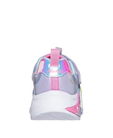 Skechers Little Girls S-Lights: Unicorn Dreams Stay-Put Closure Light-Up Casual Sneakers from Finish Line