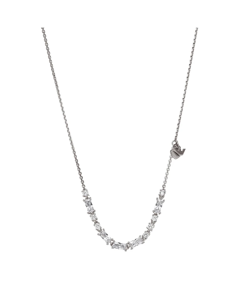 Emporio Armani Women's Sterling Silver Station Necklace