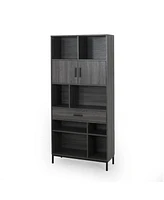 Streamdale Furniture Contemporary Cube Bookcase With Storage