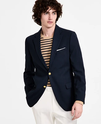 Nautica Men's Modern-Fit Active Stretch Solid Blazer