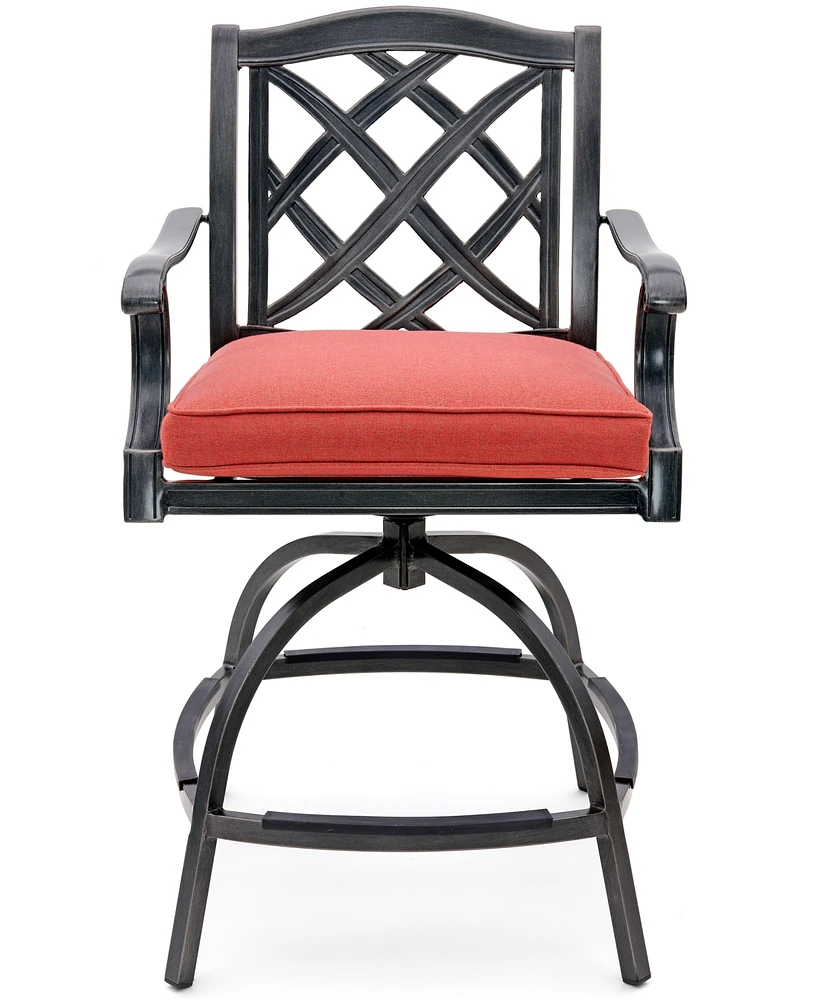 Wythburn Bar Height Outdoor Stool, Created for Macy's