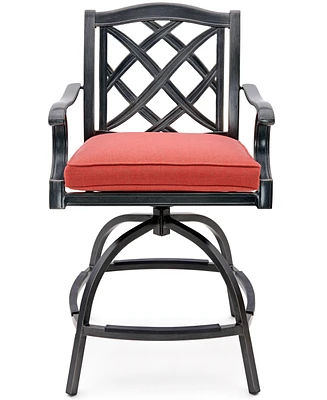 Wythburn Bar Height Outdoor Stool, Created for Macy's