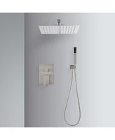 Streamdale Furniture 12 Rain Shower Head Systems Wall Mounted Shower