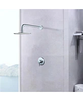 Streamdale Furniture Wall Mounted Shower Faucet In Chrome(Valve Included)