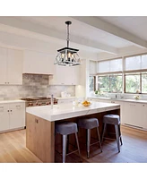 4-Light Farmhouse Chandeliers For Dining Room(No Bulbs