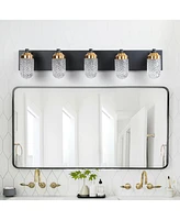 Streamdale Furniture Vanity Lights With 5 Led Bulbs For Bathroom Lighting