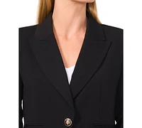 CeCe Women's 3/4-Sleeve Cropped Blazer