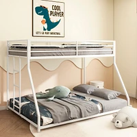 Streamdale Furniture Adam Twin Over Full Metal Bunk, White