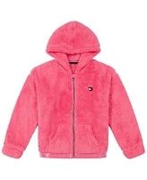 Tommy Hilfiger Baby Girl Minky Zip Front Hoodie