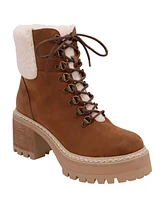 Mia Women's Tiler Cold Weather Lace Up Cozy Combat Booties