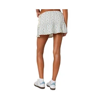 Edikted Women's Dita tiered mini skirt