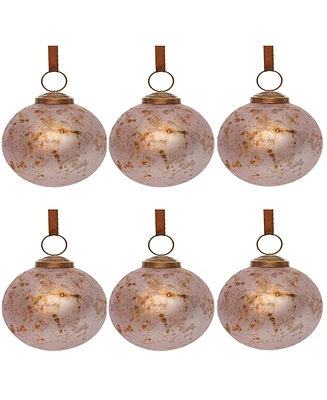 Slickblue Ball Ornament Classic and Versatile Holiday Decorations for Any Style (Set of 6)