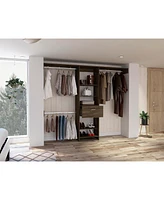 Streamdale Furniture Calveston 1-Drawer 4-Shelf Closet System