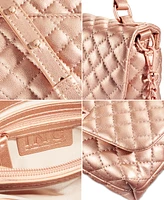 I.n.c. International Concepts Tollann Rose Gold Metallic Quilt Mini Crossbody, Created for Macy's