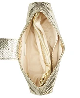 I.n.c. International Concepts Rebecc Metallic Snake Medium Clutch Crossbody, Created for Macy's