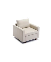 Simplie Fun Single Seat Module Sofa Sectional Couch, Cushion Covers Non-Removable And Non-Washable