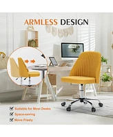 Simplie Fun Mid-Century Modern Ergonomic Height Adjustable Multipurpose Desk Chair