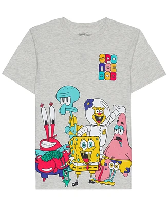 SpongeBob SquarePants Big Boys Short Sleeve Graphic T-shirt