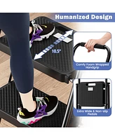 Givimo Portable Folding 3 Step Ladder with Wide Anti-Slip Pedal and Convenient Handle