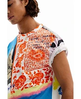 Desigual Men's Photo collage T-shirt