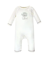 Touched by Nature Baby Boys Organic Cotton Coveralls 3pk Giraffe