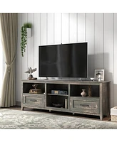 Streamdale Furniture 70" Tv Stand with Drawers & Storage Compartments