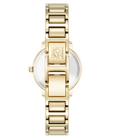 Anne Klein Women's Quartz Crystal Embellished -Tone Alloy Metal Bracelet Watch, 26mm