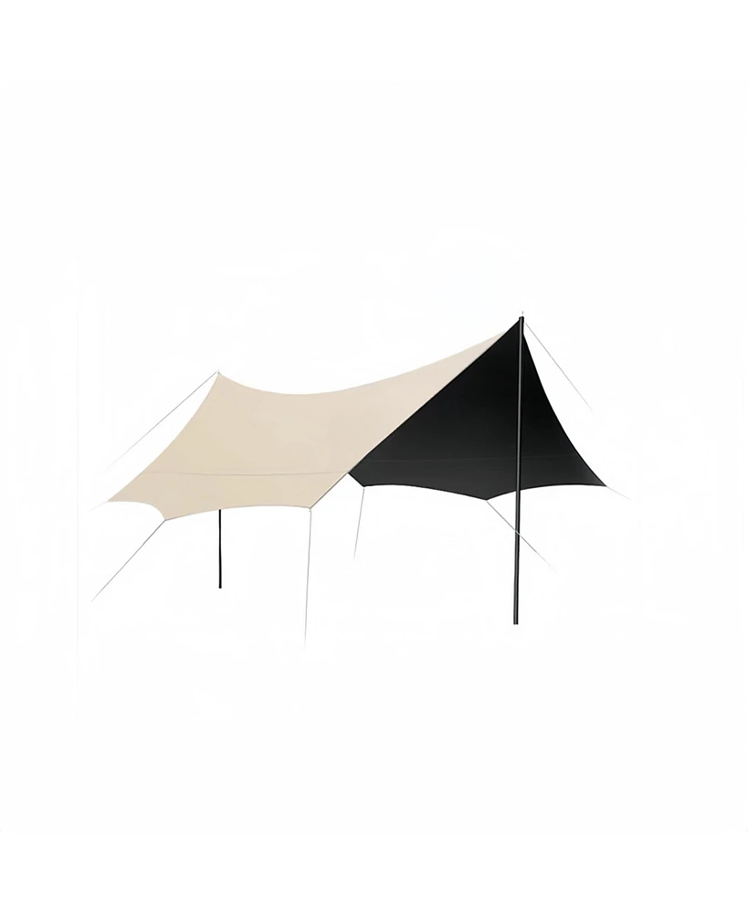 Simplie Fun Versatile Outdoor Shade Canopy: Beach, Camping, Sun Shelter