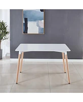 Streamdale Furniture 75x75x115cm Multipurpose Table: Dining, Office, Coffee