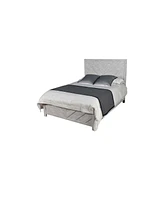 Streamdale Furniture Denver Modern Style Queen Bed Made With Wood In Gray