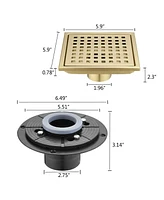 Simplie Fun 6 Inch Square Shower Floor