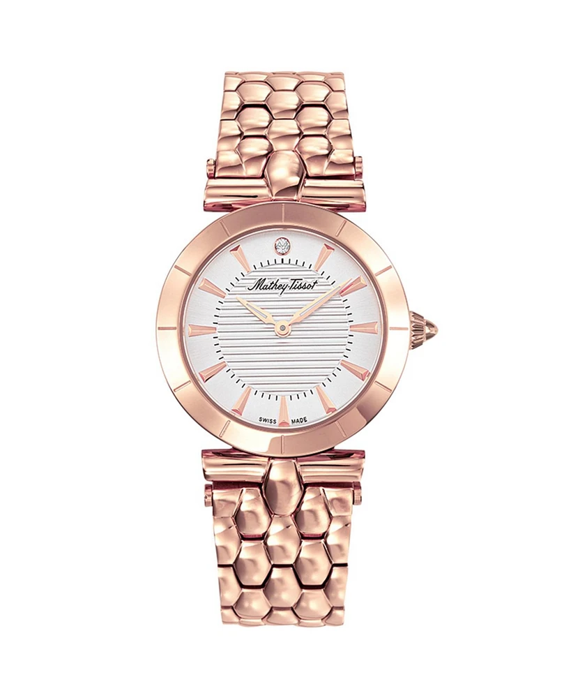 Mathey Tissot Women's Classic Silver Dial Watch