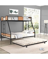 Streamdale Furniture Twin Over Full Bunk With Trundle