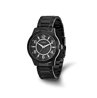 Chisel Stainless Steel Black Ip-plated Black Dial Watch