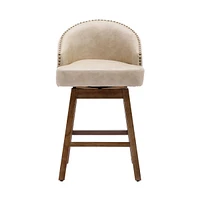 Kitchen Counter Height 360 Degree Swivel Bar Stools Set