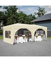 Streamdale Furniture 10x20 Canopy Tent with Sidewalls Durable, Uv-Resistant, Adjustable Height