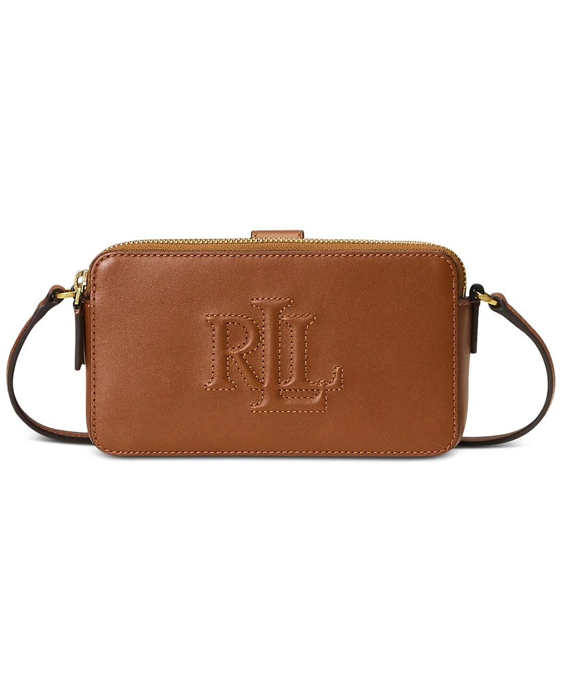 Lauren Ralph Lauren Witley Leather Crossbody Wallet
