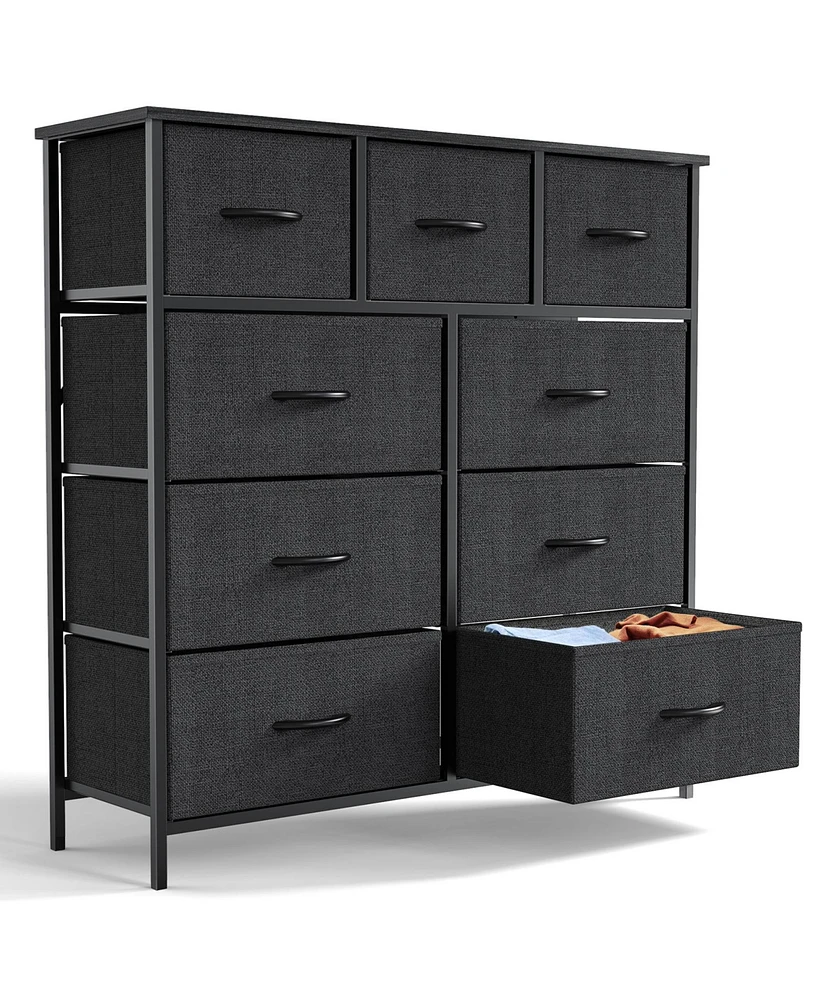 Streamdale Furniture Versatile 9-Drawer Storage Dresser with Spacious Capacity and Multipurpose Design