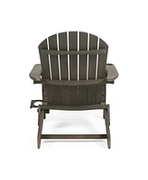 Bellwood Folding Adirondack Chair With Cup Holders