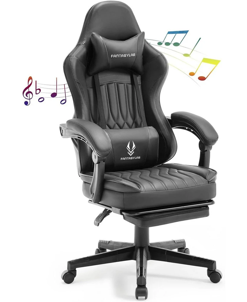 Simplie Fun Bluetooth Gaming Chair with Comfort & Durability