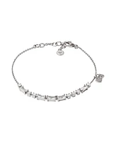 Emporio Armani Women's Sterling Silver Station Bracelet