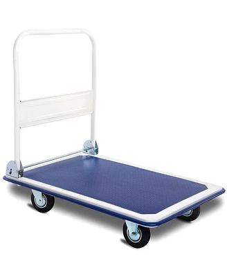 Skonyon 660 Pounds Folding Platform Cart Dolly Hand Truck