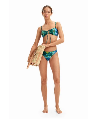 Desigual Women's Tie-dye bikini bottom