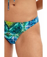 Desigual Women's Tie-dye bikini bottom