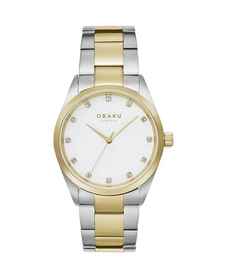 Obaku Women's Chili Butter White Dial Watch - V263LXFWSF