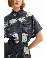 Desigual Women's Map playsuit